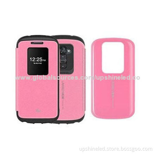 PU Leather Case for LG G2, ODM/OEM Orders Welcomed